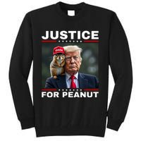 Justice For Peanut Tall Sweatshirt