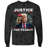 Justice For Peanut Tie-Dye Long Sleeve Shirt