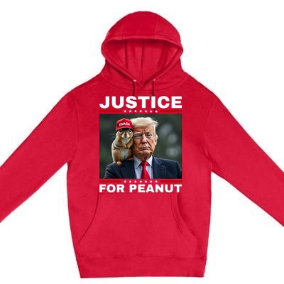 Justice For Peanut Premium Pullover Hoodie