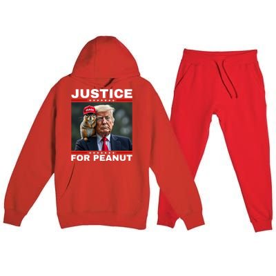 Justice For Peanut Premium Hooded Sweatsuit Set