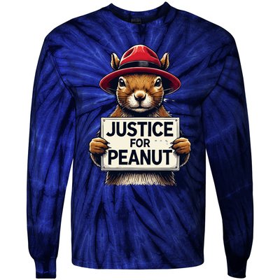 Justice For Peanut Tie-Dye Long Sleeve Shirt