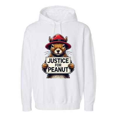 Justice For Peanut Garment-Dyed Fleece Hoodie