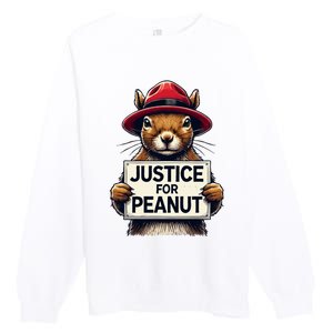 Justice For Peanut Premium Crewneck Sweatshirt