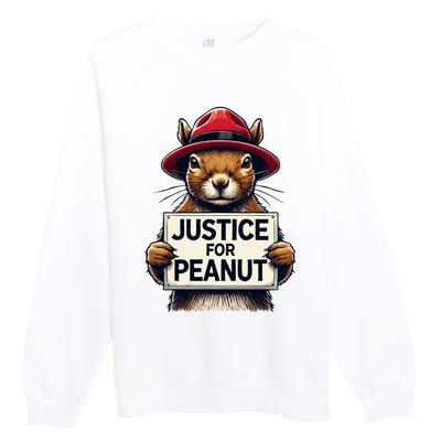 Justice For Peanut Premium Crewneck Sweatshirt