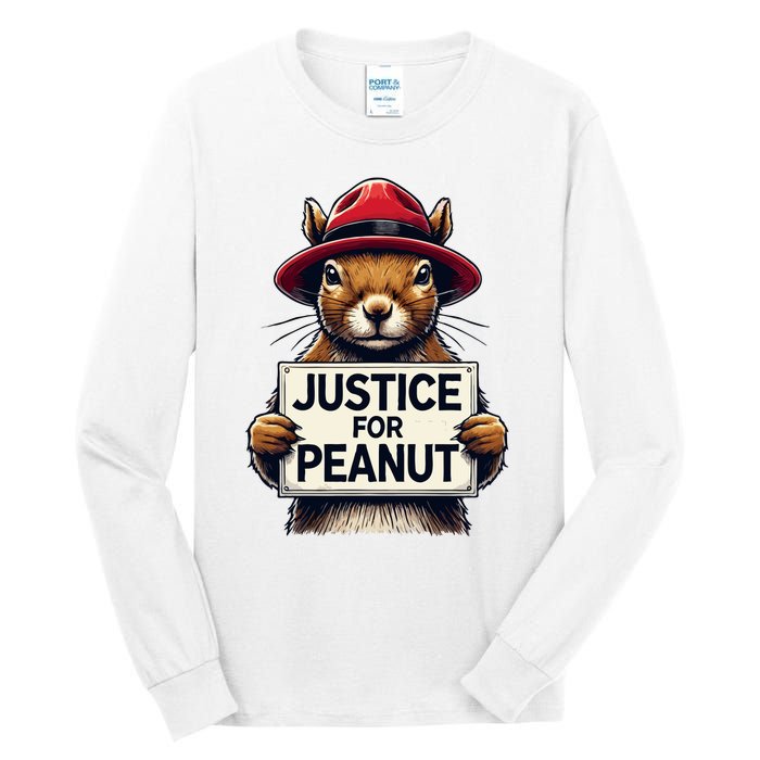 Justice For Peanut Tall Long Sleeve T-Shirt