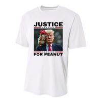 Justice For Peanut Youth Performance Sprint T-Shirt