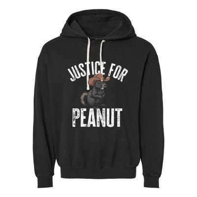 Justice For Peanut Garment-Dyed Fleece Hoodie