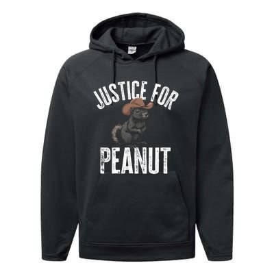 Justice For Peanut Performance Fleece Hoodie