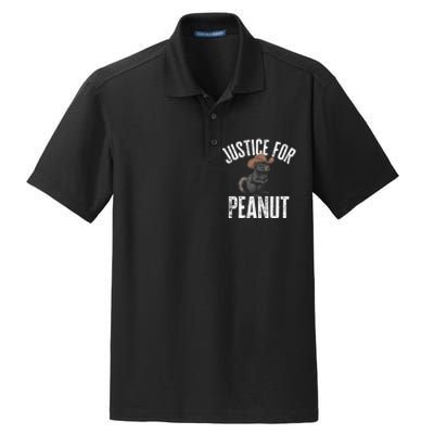 Justice For Peanut Dry Zone Grid Polo