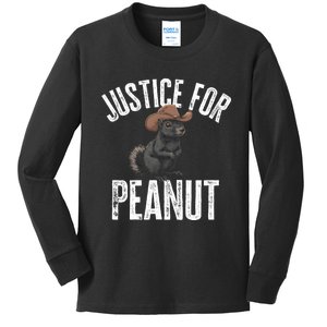 Justice For Peanut Kids Long Sleeve Shirt