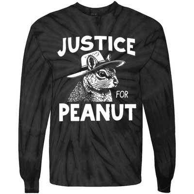 Justice For Peanut Tie-Dye Long Sleeve Shirt