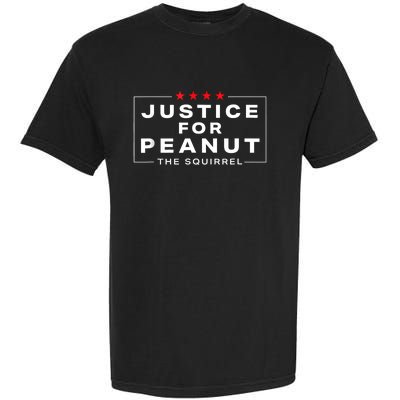 Justice For Peanut The Squirrel Peanut Squirrel Garment-Dyed Heavyweight T-Shirt