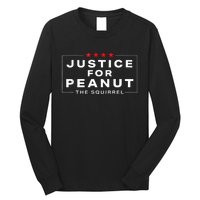 Justice For Peanut The Squirrel Peanut Squirrel Long Sleeve Shirt