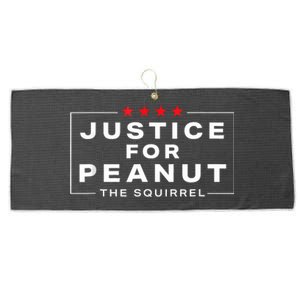 Justice For Peanut The Squirrel Peanut Squirrel Large Microfiber Waffle Golf Towel