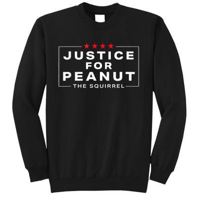 Justice For Peanut The Squirrel Peanut Squirrel Tall Sweatshirt