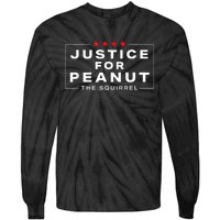 Justice For Peanut The Squirrel Peanut Squirrel Tie-Dye Long Sleeve Shirt