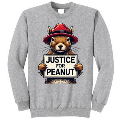 Justice For Peanut Tall Sweatshirt