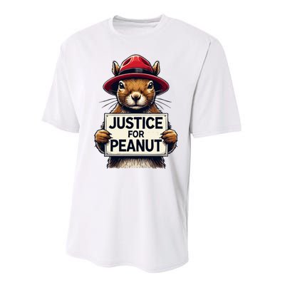 Justice For Peanut Performance Sprint T-Shirt