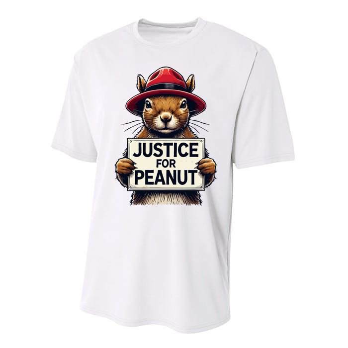 Justice For Peanut Performance Sprint T-Shirt