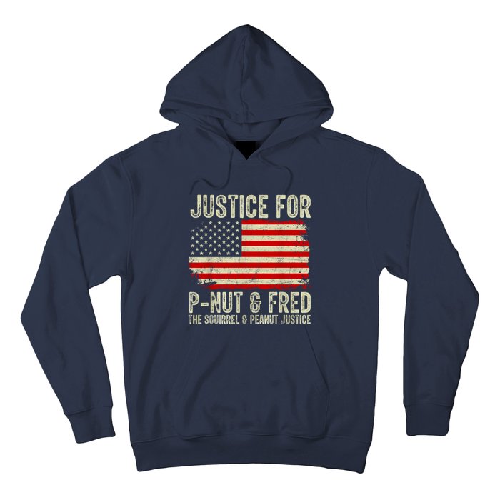 Justice For Pnut And Fred The Squirrel And Peanut Justice Hoodie