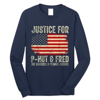 Justice For Pnut And Fred The Squirrel And Peanut Justice Long Sleeve Shirt