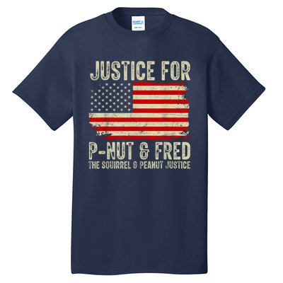 Justice For Pnut And Fred The Squirrel And Peanut Justice Tall T-Shirt