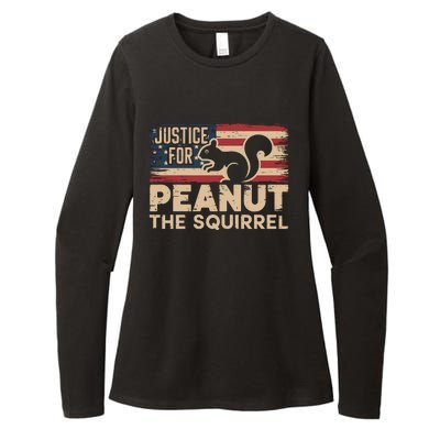 Justice For Peanut The Squirrel Te Peanut Squirrel Womens CVC Long Sleeve Shirt