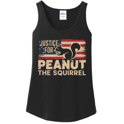 Justice For Peanut The Squirrel Te Peanut Squirrel Ladies Essential Tank