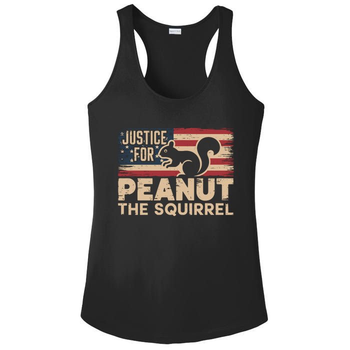 Justice For Peanut The Squirrel Te Peanut Squirrel Ladies PosiCharge Competitor Racerback Tank