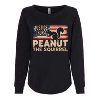 Justice For Peanut The Squirrel Te Peanut Squirrel Womens California Wash Sweatshirt