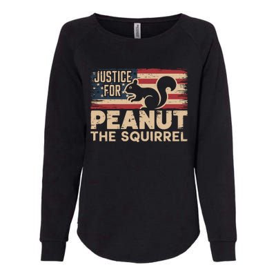 Justice For Peanut The Squirrel Te Peanut Squirrel Womens California Wash Sweatshirt