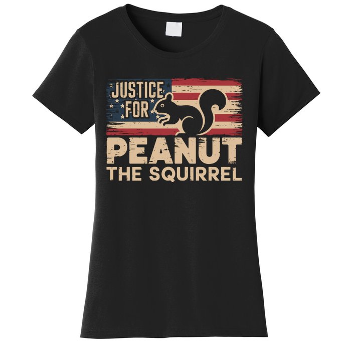 Justice For Peanut The Squirrel Te Peanut Squirrel Women's T-Shirt