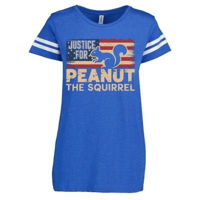 Justice For Peanut The Squirrel Te Peanut Squirrel Enza Ladies Jersey Football T-Shirt