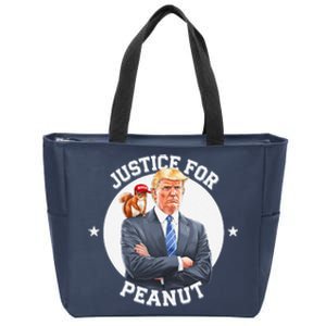 Justice For Peanut The Squirrel – Christmas Xmas Support Art Zip Tote Bag