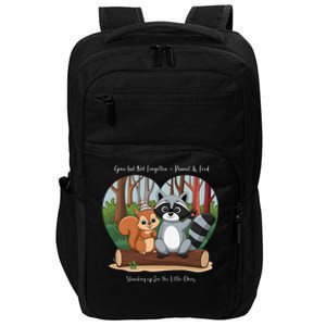 Justice For Peanut The Squirrel And Fred The Raccoon Impact Tech Backpack