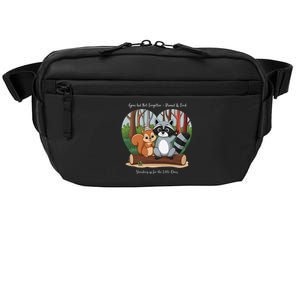 Justice For Peanut The Squirrel And Fred The Raccoon Crossbody Pack