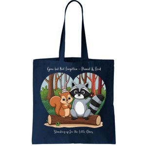 Justice For Peanut The Squirrel And Fred The Raccoon Tote Bag