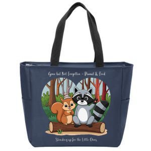 Justice For Peanut The Squirrel And Fred The Raccoon Zip Tote Bag