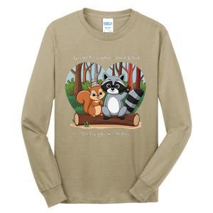 Justice For Peanut The Squirrel And Fred The Raccoon Tall Long Sleeve T-Shirt