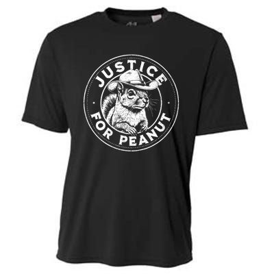 Justice For Peanut The Squirrel P’Nut Pnut Peanut Squirrel Gift Cooling Performance Crew T-Shirt