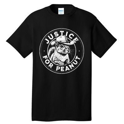 Justice For Peanut The Squirrel P’Nut Pnut Peanut Squirrel Gift Tall T-Shirt