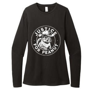 Justice For Peanut The Squirrel P’Nut Pnut Peanut Squirrel Gift Womens CVC Long Sleeve Shirt