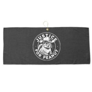 Justice For Peanut The Squirrel P’Nut Pnut Peanut Squirrel Gift Large Microfiber Waffle Golf Towel