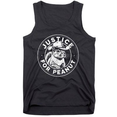 Justice For Peanut The Squirrel P’Nut Pnut Peanut Squirrel Gift Tank Top