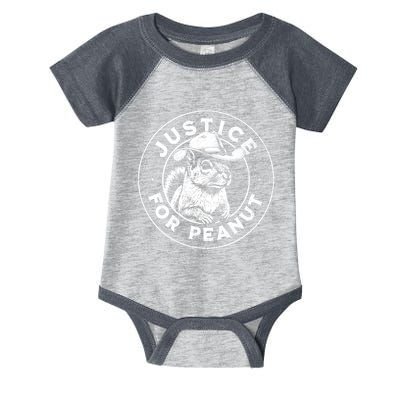 Justice For Peanut The Squirrel P’Nut Pnut Peanut Squirrel Gift Infant Baby Jersey Bodysuit