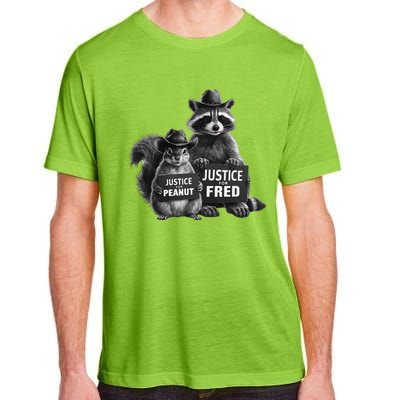 Justice For Peanut The Squirrel And Fred The Raccoon Adult ChromaSoft Performance T-Shirt