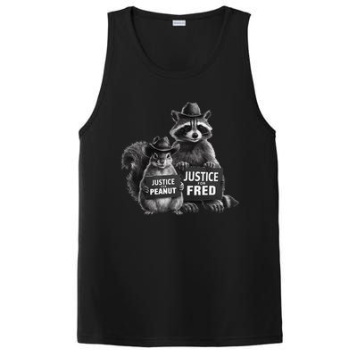 Justice For Peanut The Squirrel And Fred The Raccoon PosiCharge Competitor Tank