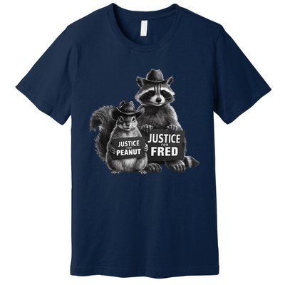 Justice For Peanut The Squirrel And Fred The Raccoon Premium T-Shirt