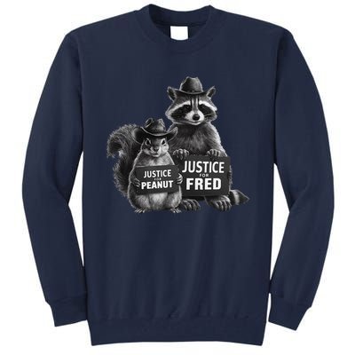 Justice For Peanut The Squirrel And Fred The Raccoon Tall Sweatshirt