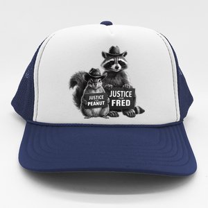 Justice For Peanut The Squirrel And Fred The Raccoon Trucker Hat